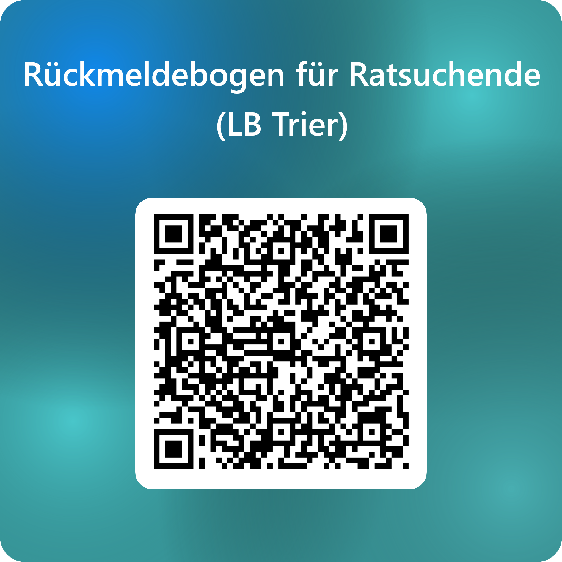 QRCode für Rückmeldebogen für Ratsuchende (LB Trier)